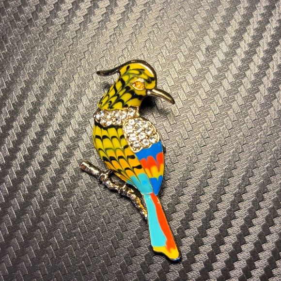 Colorful Bird Brooch - Picture 3 of 5